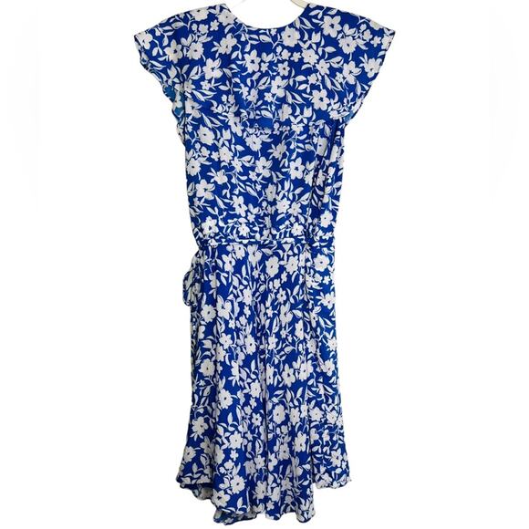 DRAPER JAMES RSVP Ruffle Wrap Dress Small - Picture 5 of 11